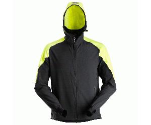 Snickers 8025 FlexiWork, Neon Full Zip Hoodie