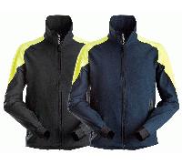 Snickers FlexiWork Neon Jacket - Black/Neon Yellow - S