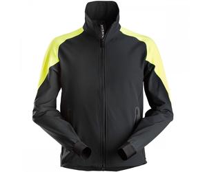 Snickers 8028 FlexiWork Neon Jacket Black/Neon Yellow 2XL Colour: Blac 2XL