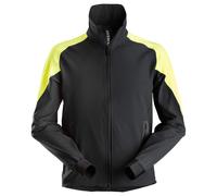 Snickers FlexiWork Neon Jacket - Black/Neon Yellow - XXL