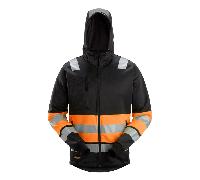Snickers 8038 Hi-Vis Class 1 Full Zip Hoodie