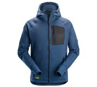 Snickers 8041 FlexiWork, Fleece Hoodie Black 2XL Colour: Black, Chest 2XL