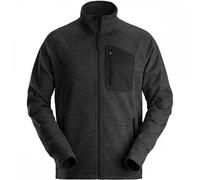 Snickers 8042 FlexiWork Fleece Jacket Black Size: M Colour: Black, Siz M