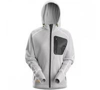Snickers 8047 Womens FlexiWork Fleece Full-Zip Hoodie White/Black XS C XS