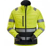 Snickers 8134 High-Vis Class 2 Light Padded Jacket High-Vis Yellow/Bla 2XL