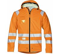 Snickers 82335500007 Size X-Large Class 3 "High-Vis Rain Jacket - Orange