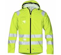 Snickers Workwear 8233 Rain Jacket – Hi-Vis PU, Class 3 – Yellow Size L