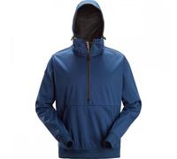 Snickers 8400 FlexiWork Windblocker Stretch Half-Zip Hoodie Deep Blue 3XL