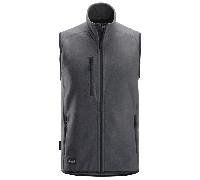 Snickers 8424 Polar Shed Less Fleece Vest Steel Grey L Chest Size: L, L