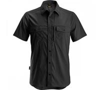 Snickers 8520 LiteWork Wicking Short Sleeve Shirt Black XL Colour: Bla XL