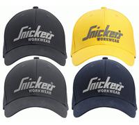 Snickers 9041 Logo Cap Black Colour: Black, Size: One Size One Size
