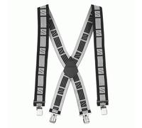 Snickers 90500418000 One Size Elastic Braces - Black/White