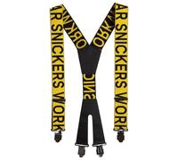 Snickers Logo Braces Yellow/Black Colour: Yellow/Black, Size: One Siz One Size
