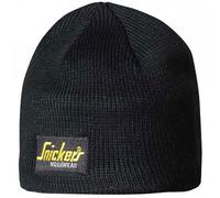 Snickers 9084 Logo Beanie Black Colour: Black, Size: One Size One Size