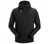 Snickers 9420 Thrm Body Map Fleece Full Zip Hood Black L Colour: Blac L