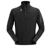 Snickers 9435 Body Mapping 1/2 Zip Micro Fleece Pullover Black - Size XS