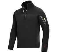 Snickers 94350400008 Size 2X-Large "Body Mapping" 1/2 Zip Pullover Fleece - Black