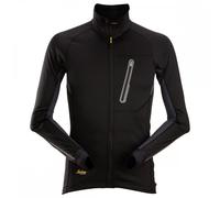 Snickers 9448 LiteWork Full Zip Midlayer Black/Steel Black Colour: Bla 2XL