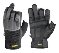 Snickers Power Open Gloves - Black/Rock Grey - 11