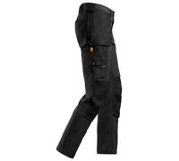 Snickers 6271 AllroundWork Full Stretch Trousers Holster Pockets Black 39" 30"