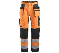 Snickers AllRound Work High Vis Work Trousers Holster Pockets Class 2 - 6230