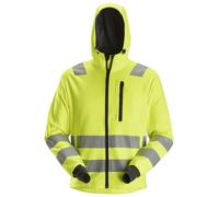 Snickers AllroundWork Hi-Vis Hoodie m. Reißverschluss, Kl. 2/3, EN 20471 High-Vi