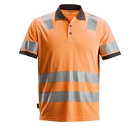 Snickers AllroundWork Hi-Vis Polo Shirt, Kl. 2, EN 20471 High-Vis Orange