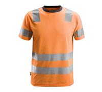 Snickers AllroundWork Hi-Vis T-Shirt, Kl. 2, EN 20471 High-Vis Orange