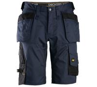 Snickers AllroundWork Stretch Arbeitsshorts m. Holstertaschen, EN 14404 Navy-Sch
