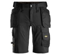 Snickers AllroundWork Stretch Arbeitsshorts m. Holstertaschen Stahlgrau-Schwarz