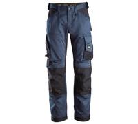 Snickers AllroundWork Stretch Loose Fit Arbeitshose, EN 14404 Navy-Schwarz