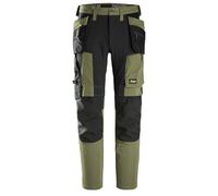 Snickers AllroundWork Stretch Slim Fit Trousers Holster Pockets 6218