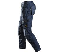 Snickers 6201 AllroundWork, Work Trousers Holster Pockets Navy, Inside 35" 32"