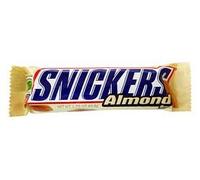 SNICKERS Almond BAR - 50g - by Mars - American Candy BAR - 6 Bars