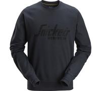 Snickers Arbeitspullover Logo Sweatshirt Navy/Mel/Schwarz