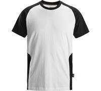 Snickers Arbeitsshirt 2-Farben T-Shirt Weiß/Schwarz