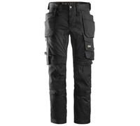 Snickers AW Stretch Trousers HP Black Size: 48