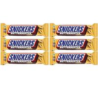 Snickers Butterscotch Flavour Chocolate Bar 40g - Pack of 6 - Peanuts, Caramel & Butterscotch Nougat in Chocolate - Made in India - Indulgent Snack Treat#EATASNICKERS