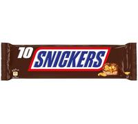 Snickers Caramel, Nougat, Peanuts & Milk Chocolate Snack Bars Multipack 10x50g