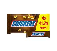 Snickers Chocolate Bars, 4 x 41.7g