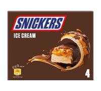 Snickers Chocolate Peanut Ice Cream Bars 4Pack (4 x 45.6g)