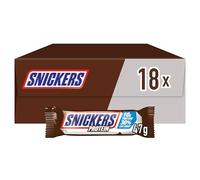 Snickers Chocolate Protein Bars, Peanut Butter, Caramel & Milk Chocolate Bulk Box, 18 x 47g, Ideal for Gift, Snacks or Hamper