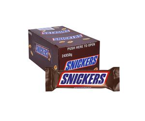 Snickers Classic Peanut Chocolate Bars 24 x 50g BB 13/09/2026