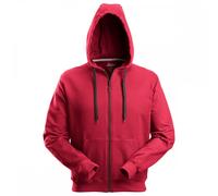 Snickers Classic Zip Hoodie Chili Red 3XL Colour: Chili Red, Size: 3X 3XL