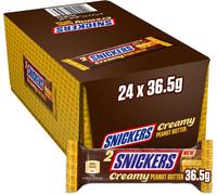 Snickers Creamy Peanut Butter Milk Chocolate Bar Box Choice of Size & Trio/Duo