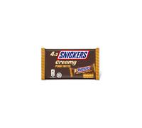 Snickers Creamy Peanut Butter Milk Chocolate Snack Bars Multipack 146g 4 Pack