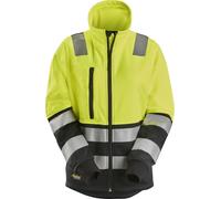 Snickers Damen Warnschutzjacke High-Vis Damenarbeitsjacke mit Reißverschluss, Kl