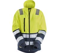 Snickers Damen Warnschutzjacke High-Vis Damenarbeitsjacke mit Reißverschluss, Kl