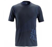 Snickers FlexiWork, 37.5 Technology Short Sleeve T-shirt Navy Size: S S