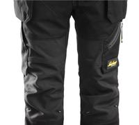 Snickers FlexiWork Junior Trousers - Black/Black - 158